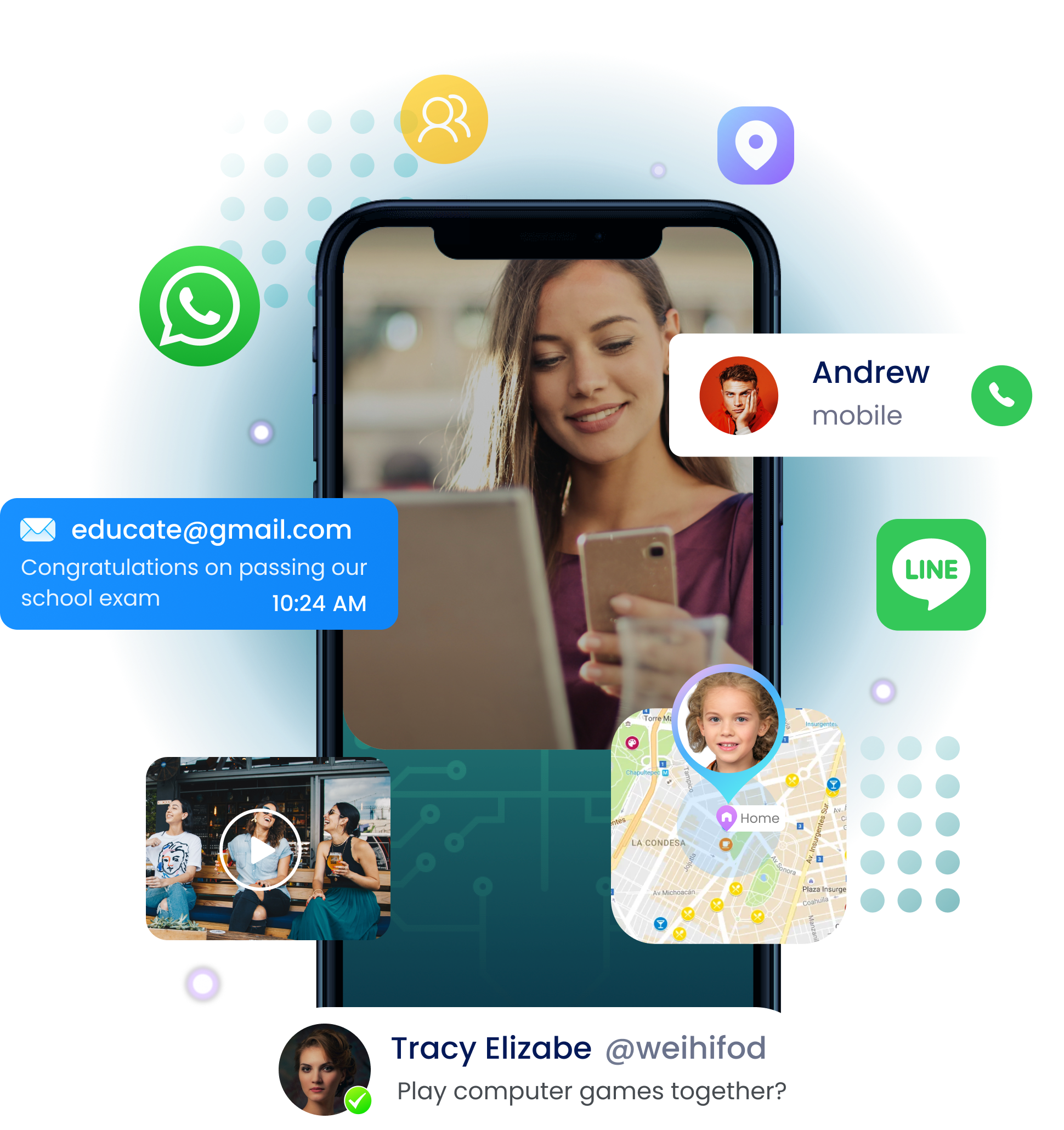 Track your child's mobile phone with Msafely.